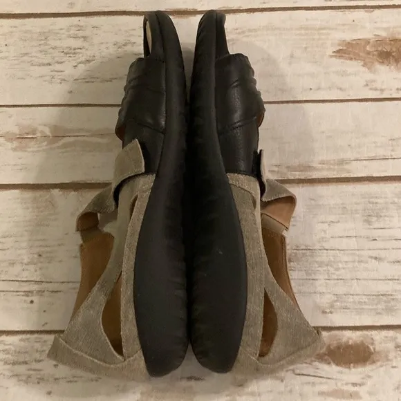 NAOT Papaki Black/Speck Beige NNM Polar Sandals 41/10-10.5