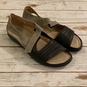 NAOT Papaki Black/Speck Beige NNM Polar Sandals 41/10-10.5