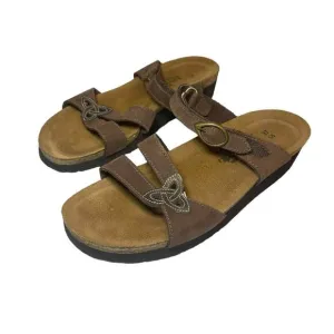 NAOT Strappy Leather Open Toe Sandal Size 37 (6 1/2)