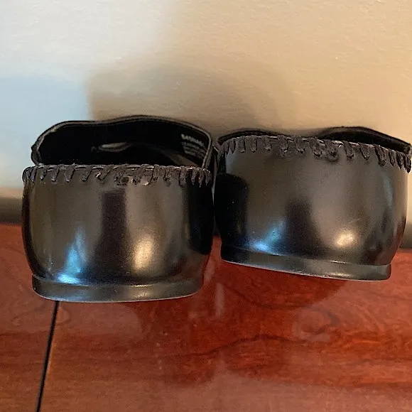 Naturalizer Black Cut Out Slip On Sandals Size 7N