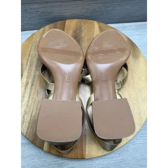 Naturalizer Veva Women's Sandals Gold Size 9W