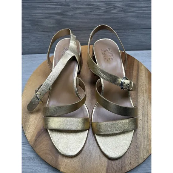 Naturalizer Veva Women's Sandals Gold Size 9W