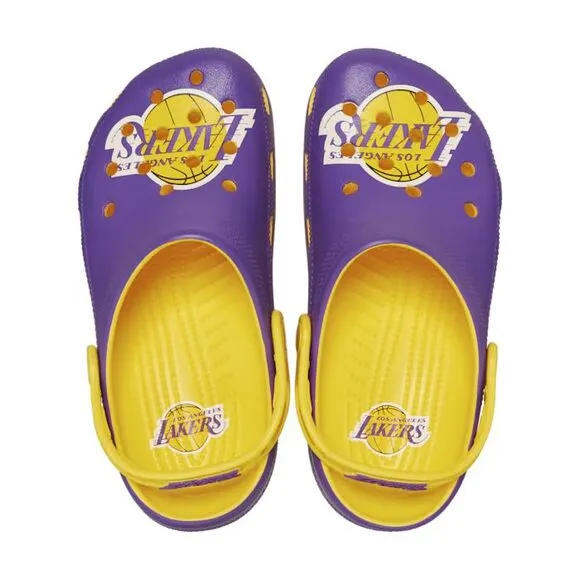 NBA Los Angeles Lakers Classic Clogs Men's Size‎ 10/ Women's Size 12 Crocs