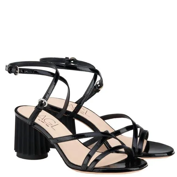 NEW AGL women dorica straps sandal in black