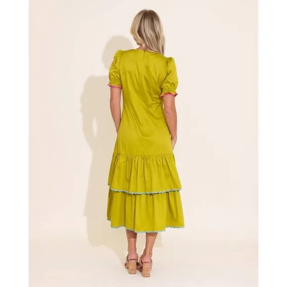 NEW ALDEN ADAIR riley dress in grass