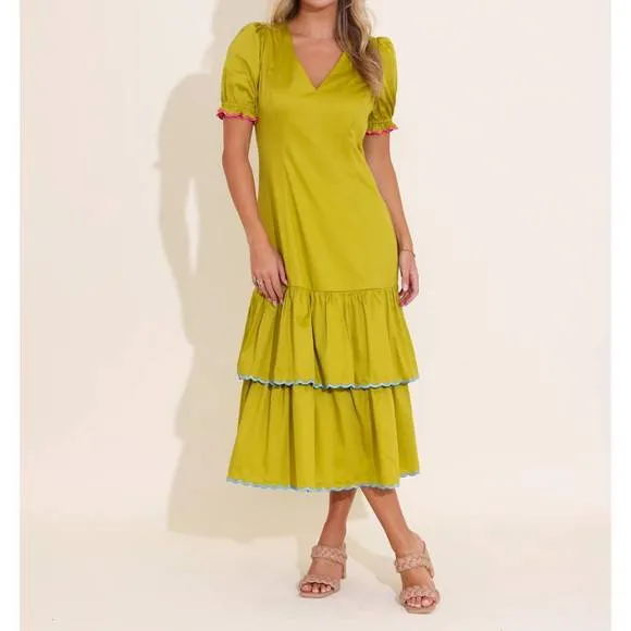 NEW ALDEN ADAIR riley dress in grass