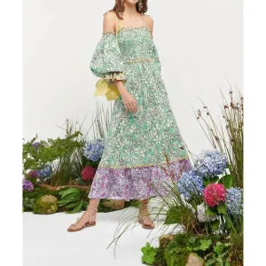 NEW CELIA B lurleen dress in green