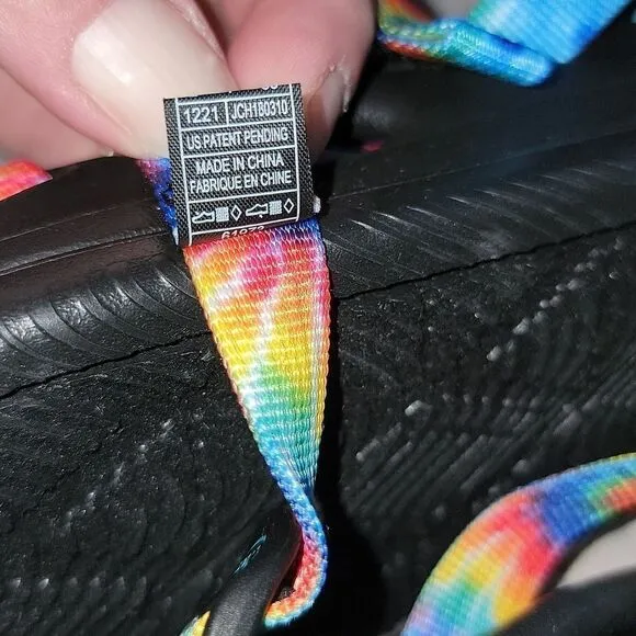 New Chaco Chillos Tie Dye Adjustable Strap Performance Sport Sandals Size Kids 2