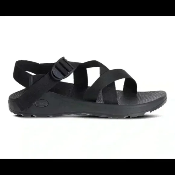 “New” Chaco Men's Z/Cloud Sandal - Solid Black - Size 12 (J105593) Hiking