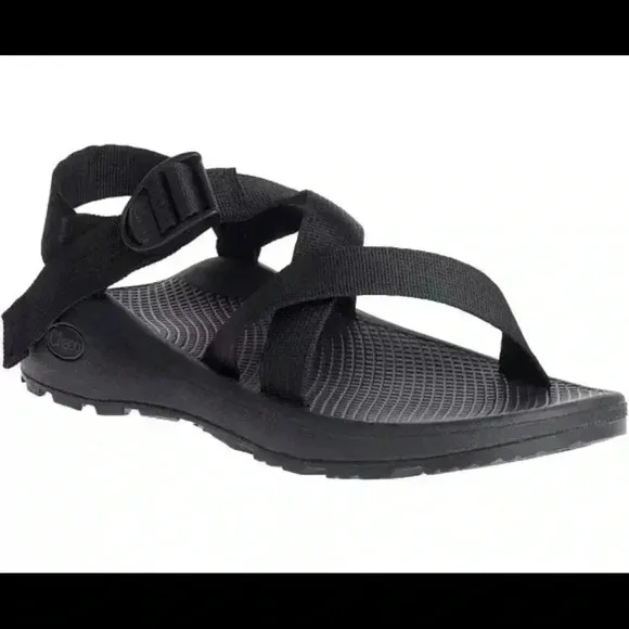 “New” Chaco Men's Z/Cloud Sandal - Solid Black - Size 12 (J105593) Hiking