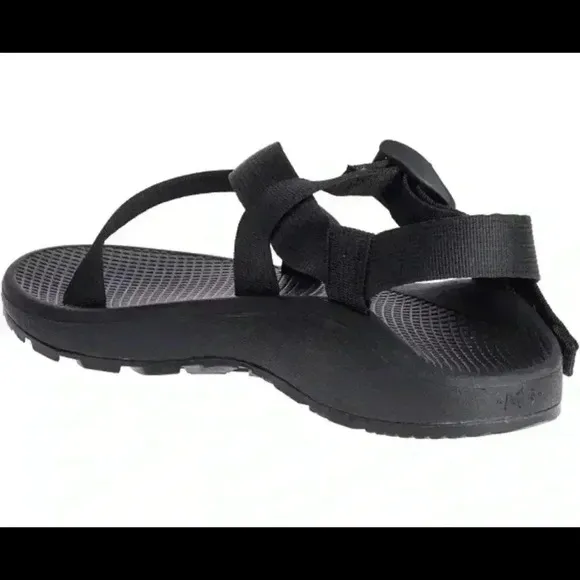 “New” Chaco Men's Z/Cloud Sandal - Solid Black - Size 12 (J105593) Hiking