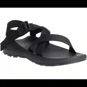 “New” Chaco Men's Z/Cloud Sandal - Solid Black - Size 12 (J105593) Hiking