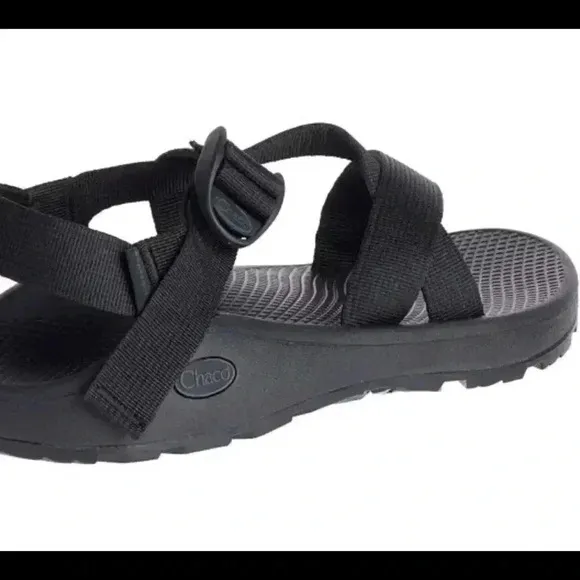 “New” Chaco Men's Z/Cloud Sandal - Solid Black - Size 12 (J105593) Hiking