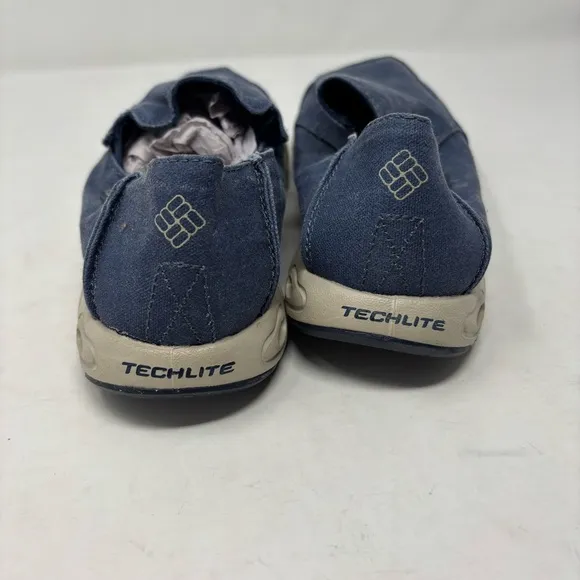 New Columbia Bahama Vent Slip On Blue Boat Shoe Size 9