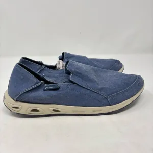 New Columbia Bahama Vent Slip On Blue Boat Shoe Size 9