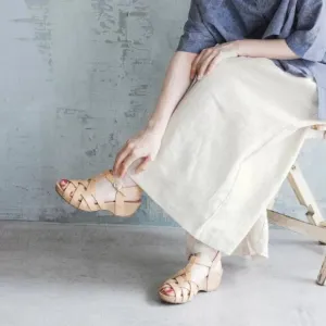 new DANSKO women's Tinley GENUINE LEATHER strappy sandals in tan 252
