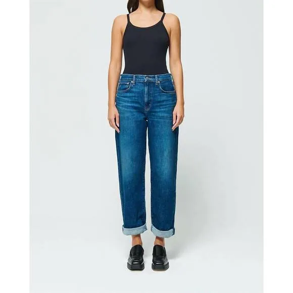 NEW ETICA tyler vintage straight leg jeans in chrome diopside