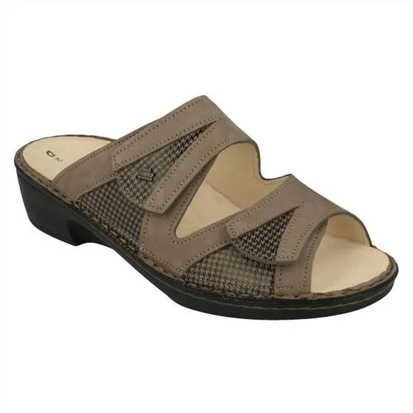 NEW FINN COMFORT women's campione sandals in taupe