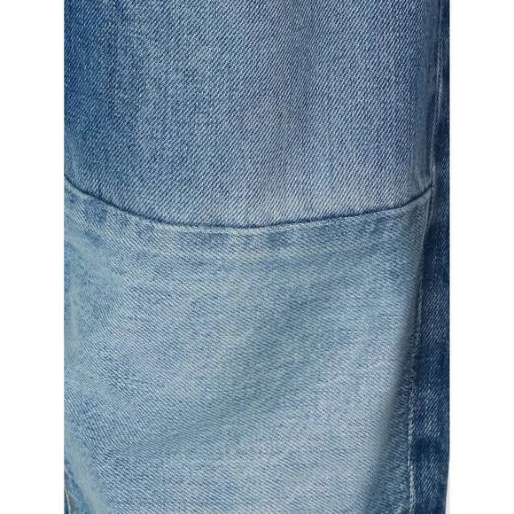 NEW FRAME le slouch denim in patch mending
