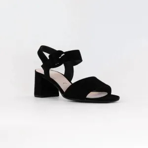 NEW GABOR women's ankle strap sandal in black