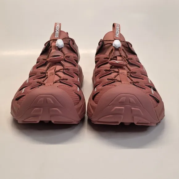 New Hoka One One Hopara Trail Hiking Sandals Brick Red - Men's Size 10.5