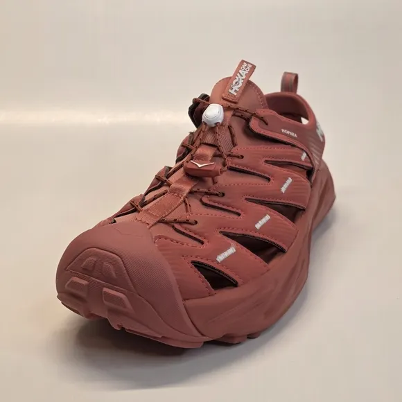New Hoka One One Hopara Trail Hiking Sandals Brick Red - Men's Size 10.5