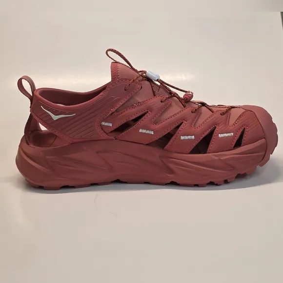 New Hoka One One Hopara Trail Hiking Sandals Brick Red - Men's Size 10.5