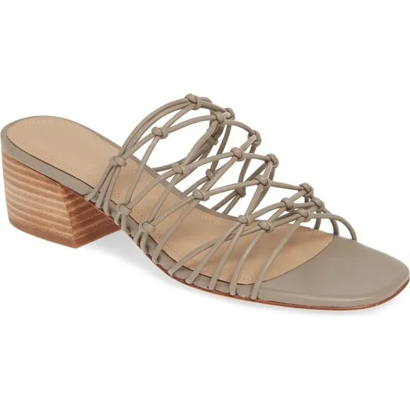 New in Box - Nordstrom Signature “Leandra” Knotted Slide Sandal in Size 8