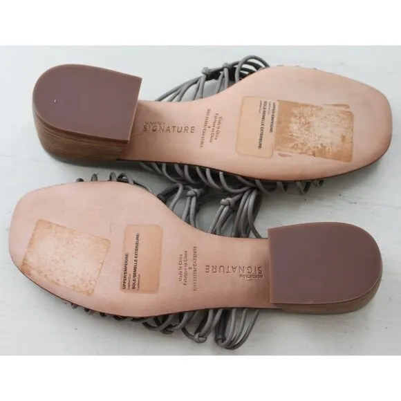 New in Box - Nordstrom Signature “Leandra” Knotted Slide Sandal in Size 8