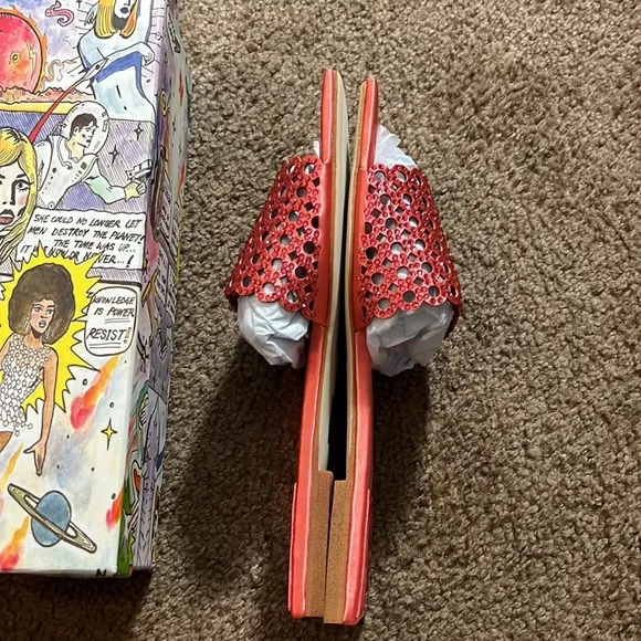 NEW Jeffrey Campbell dressy Sandals women’s size 9 coral/ Cora