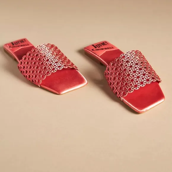 NEW Jeffrey Campbell dressy Sandals women’s size 9 coral/ Cora