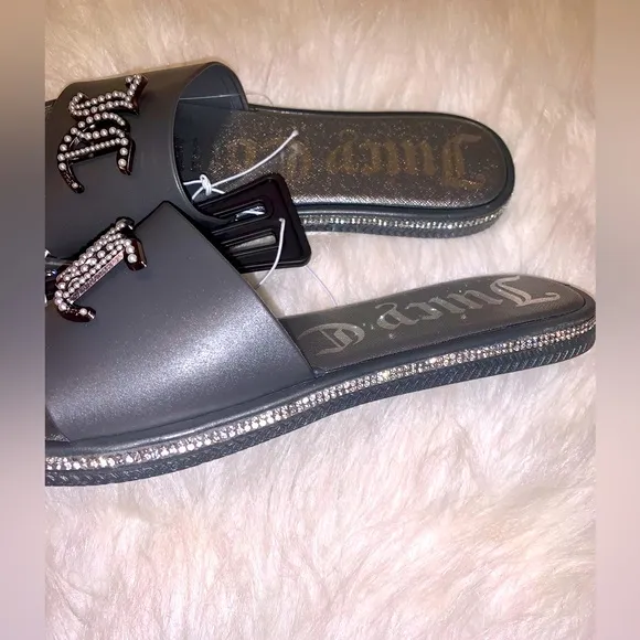 NEW!! JUICY COUTURE BLING SANDALS SIZE 8