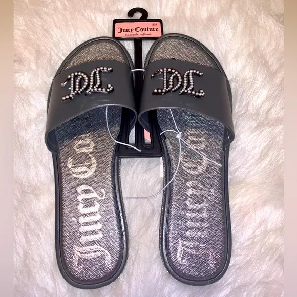 NEW!! JUICY COUTURE BLING SANDALS SIZE 8