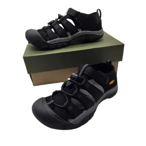 NEW Keen Newport H2 Youth sandals kids size 5 Black/Yellow shoes hiking
