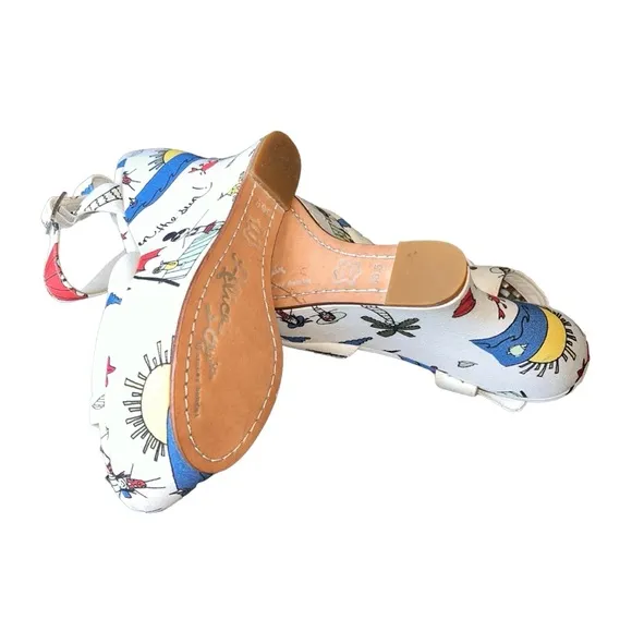NEW Limited Edition Alice   Olivia Stella Travel Wedge Sandals size 6,5
