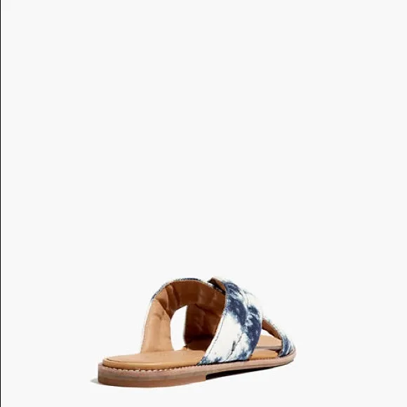 NEW 💙 MADEWELL Puffy Strap Tie-Dye Print Sandals