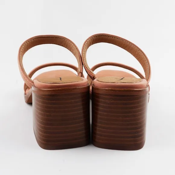 New MADEWELL Size 9 The Saige Double-Strap Sandal in Nubuck Leather in Pink