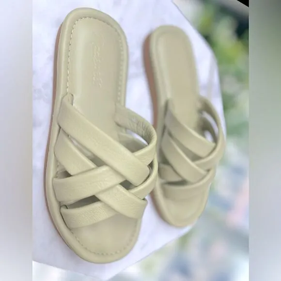 🔥🔥NEW Madewell The Leeandra Slide Sandal NK017 Size 8