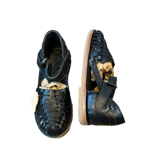NEW Mikoleon Black Chitos Hurache Sandals