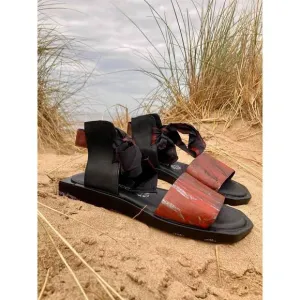 NEW PAPUCEI women's oxana sandal in red