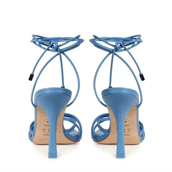 NEW PAULA TORRES women's soho sandals in blue