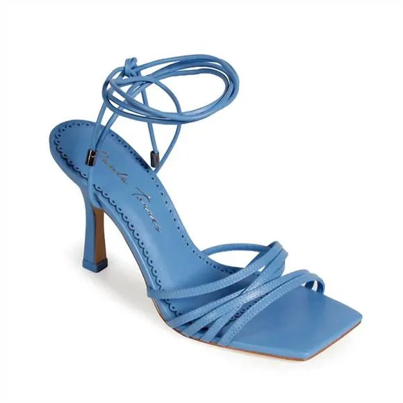 NEW PAULA TORRES women's soho sandals in blue