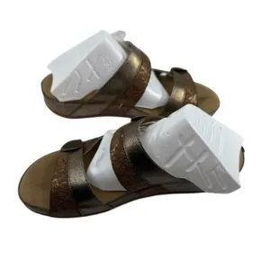 NEW Romika Fidschi 22 Slide Sandals Leather 11022-19302 Bronze/Bark Womens Sz 37
