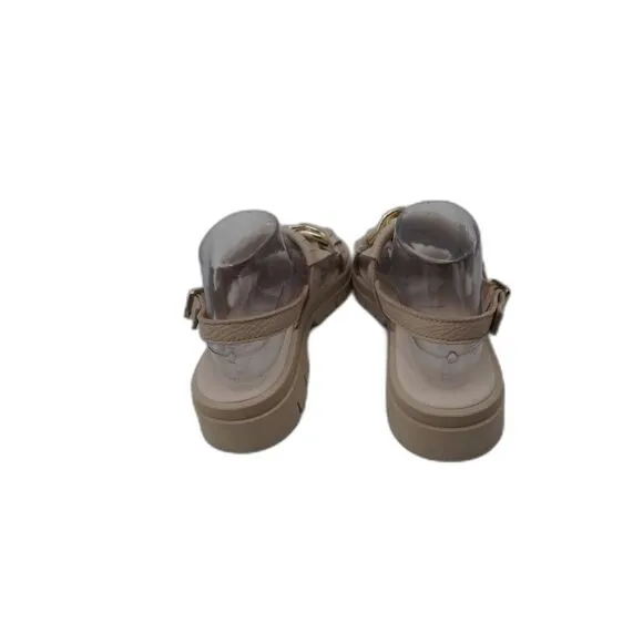 New Ron White &quot;Shalona&quot; Sporty Sandals in Oyster/off white cushion/chain size 40