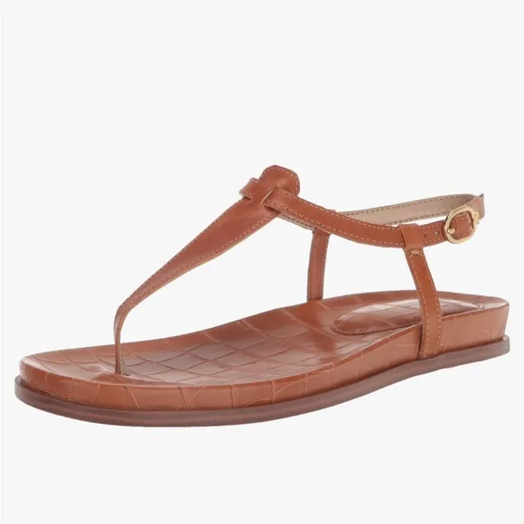 New Sam Edelman Naomi Sandals in a Cognac brown color (saddle) Size 8