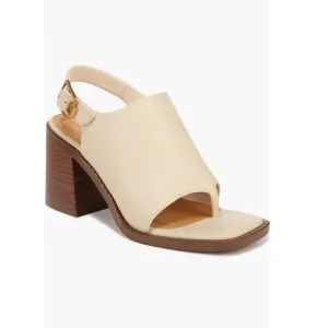 NEW Sarto by Franco Sarto Atlas Slingback Sandals Ivory &amp; Tan Women’s Size 8