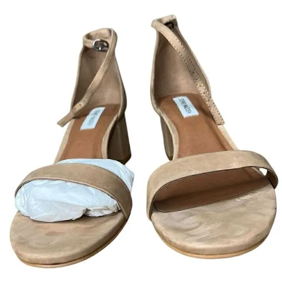 NEW Steve Madden Women’s Irenee Sandal Sand Nubuck 10M