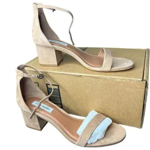NEW Steve Madden Women’s Irenee Sandal Sand Nubuck 10M