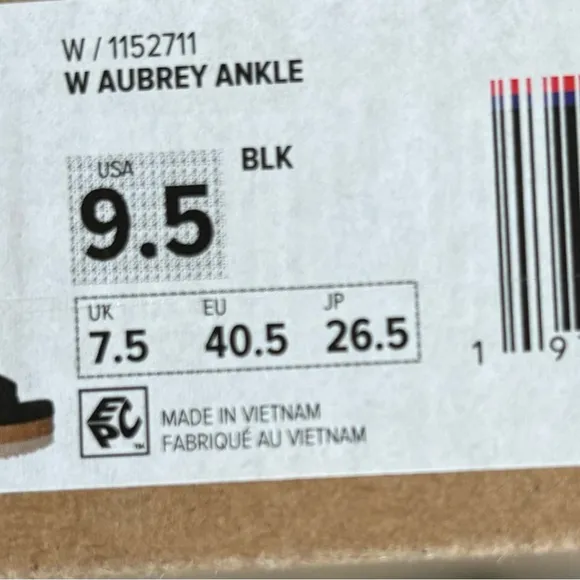 NEW UGG Women's Aubrey Ankle Black Platform Sandal