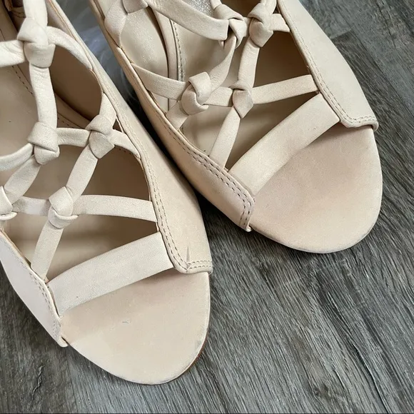 NEW | Vince Camuto Stesha Caged Suede Block Heel Sandals